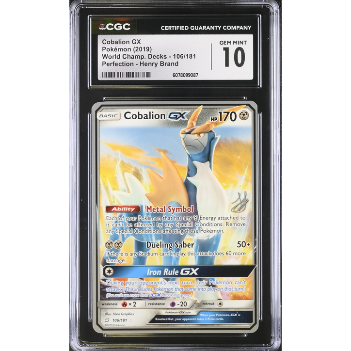 Cobalion GX (WCD19 TEU 106) WCD 2019 Pokemillon 001