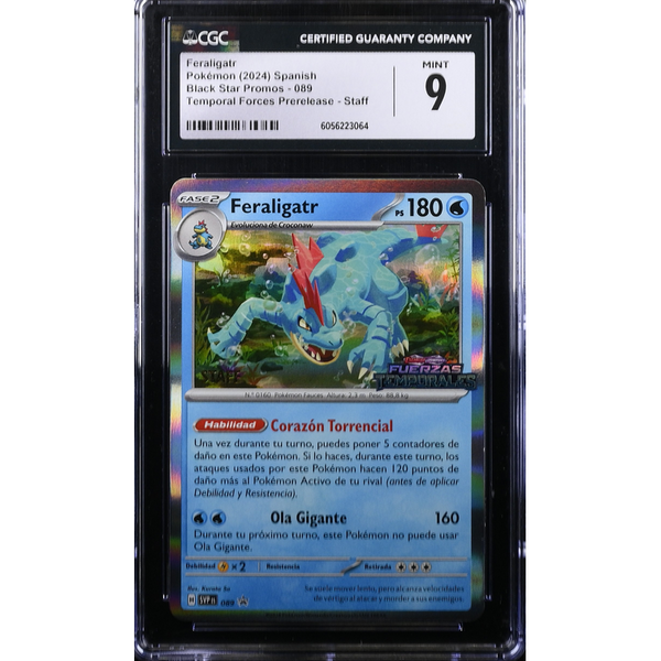 Feraligatr (SVP 089) SV Black Star Promos Staff Español