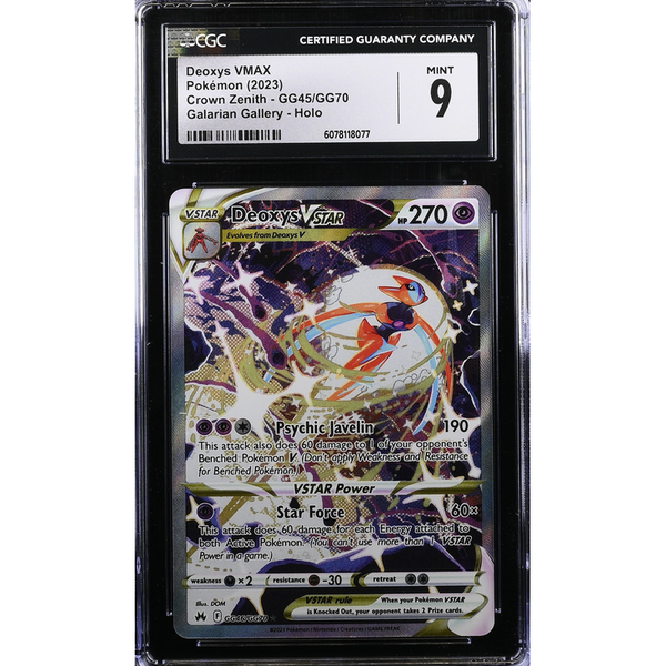 Deoxys VSTAR (CRZ GG46) Crown Zenith Error Gradeo