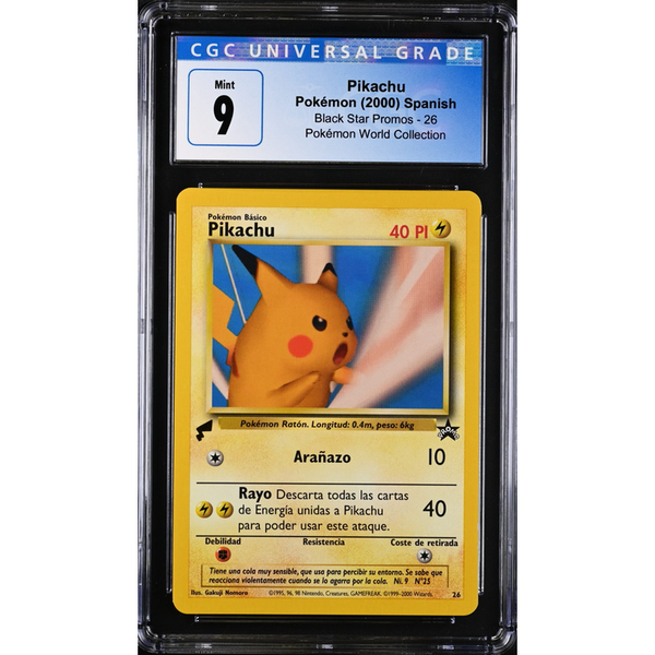 Pikachu (WP 26) Pokémon World Coin Promos Español