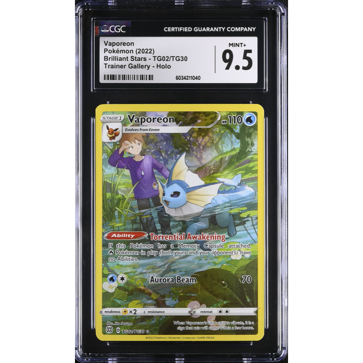 Vaporeon (BRS TG02) Brilliant Stars Pokemillon 001