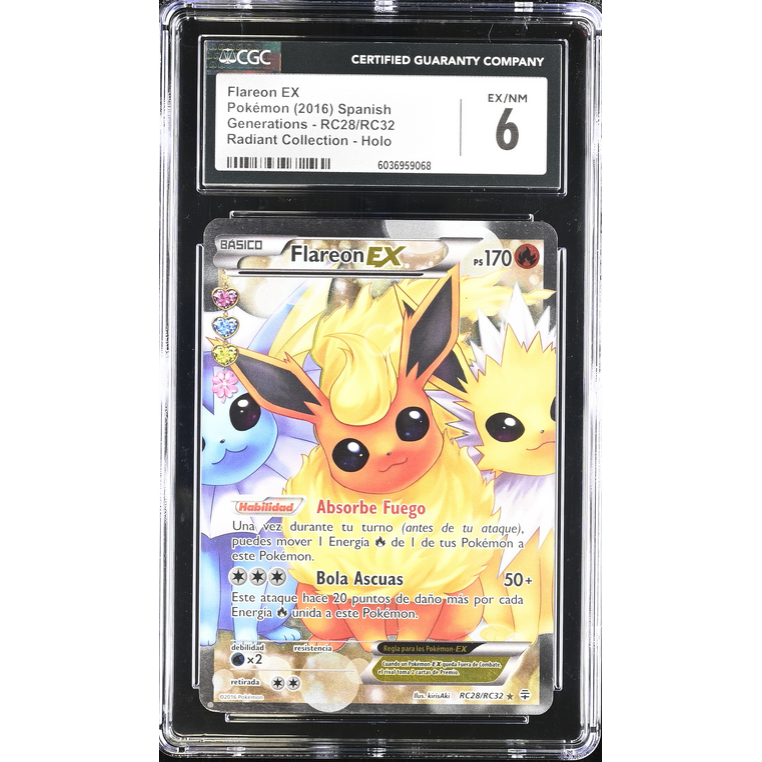Flareon EX (GEN RC28) Generations Español Pokemillon 001