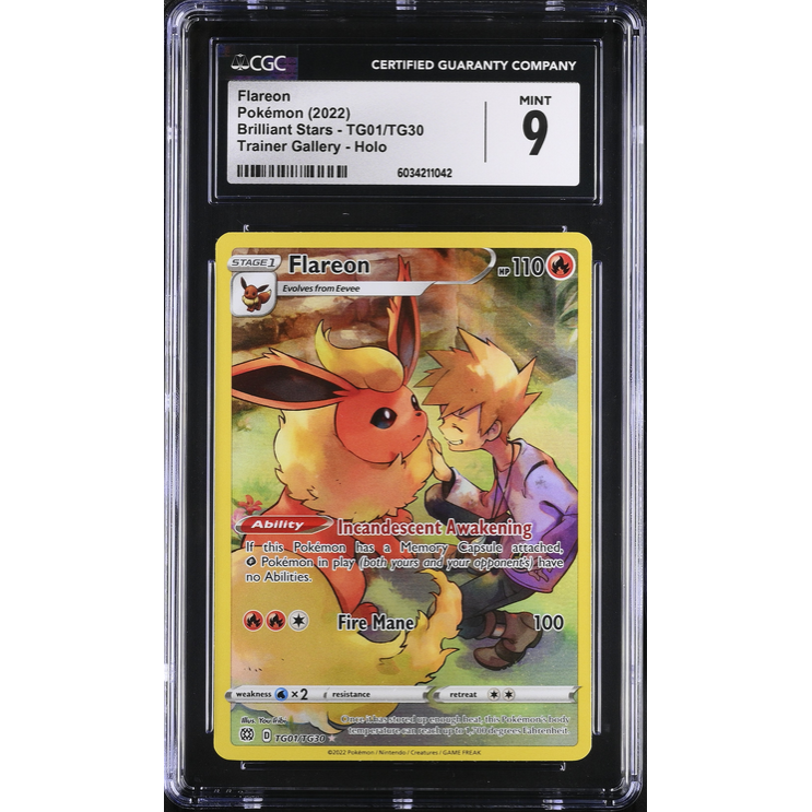 Flareon (BRS TG01) Brilliant Stars Pokemillon 001