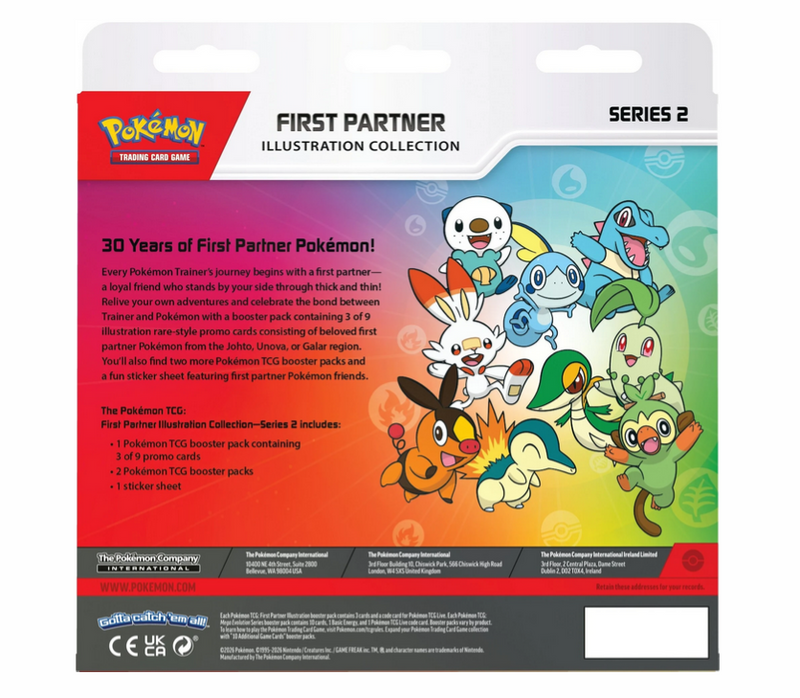 First Partner Serie 2 | Primer Compañero 30th Pokemillon 002