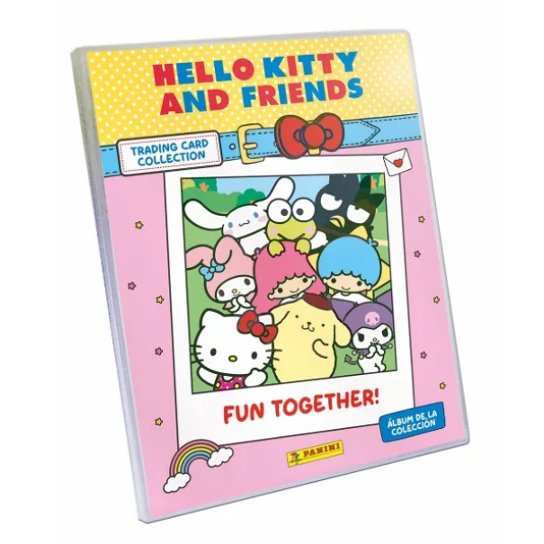 Panini | Álbum Hello Kitty and Friends Sanrio + 4 Sobres Pokemillon 001