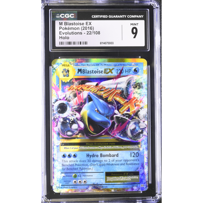 MBlastoise EX (EVO 22) Evolutions Pokemillon 001