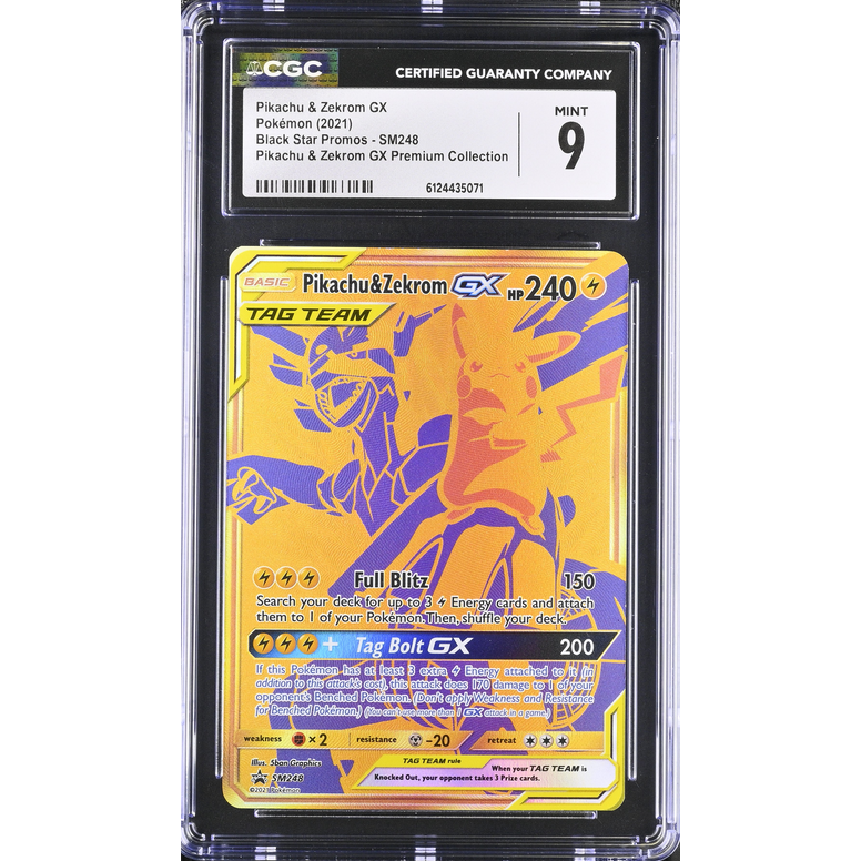 Pikachu & Zekrom GX (SM 248) SM Black Star Promos Pokemillon 001