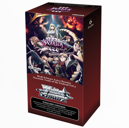 Weiss Schwarz | Booster Box 6 Sobre Nazarick: Tomb of the Undead Vol.3
