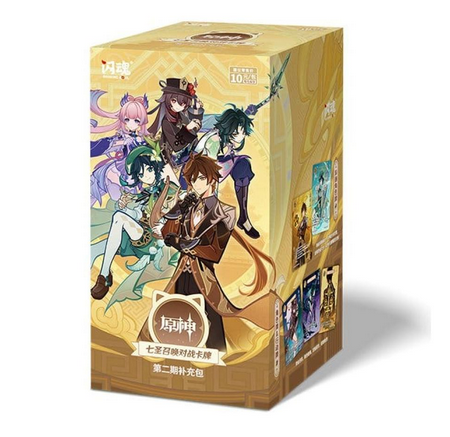 HoYoverse | Booster Box 18 Sobres Genshin Impact Serie 2