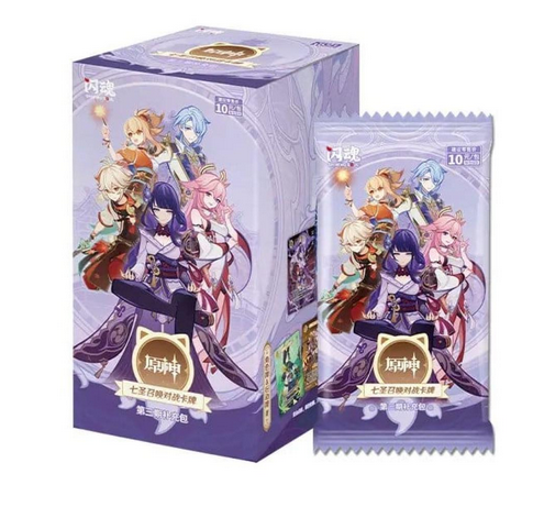 HoYoverse | Booster Box 18 Sobres Genshin Impact Serie 3