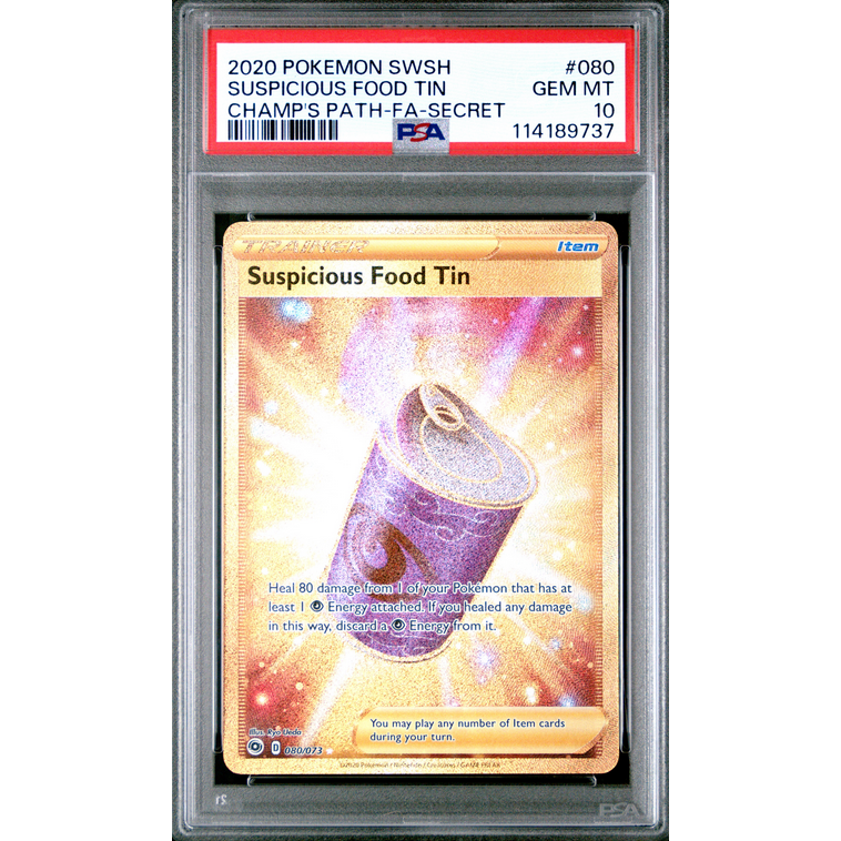 Suspicious Food Tin (CPA 80) Champion’s Path Pokemillon 001