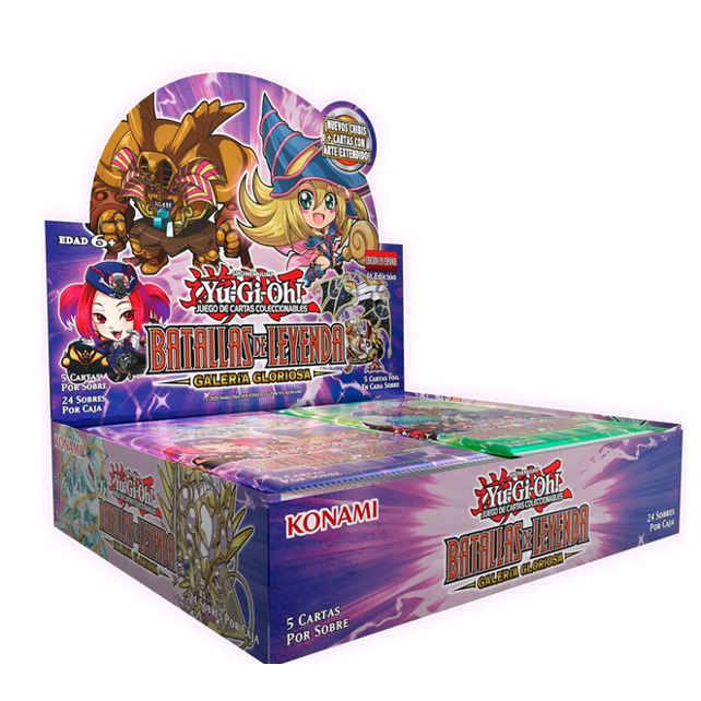 Yugioh! | Booster Box 24 Sobres Battles of Legend: Glorious Gallery Yu-Gi-Oh! Pokemillon 001
