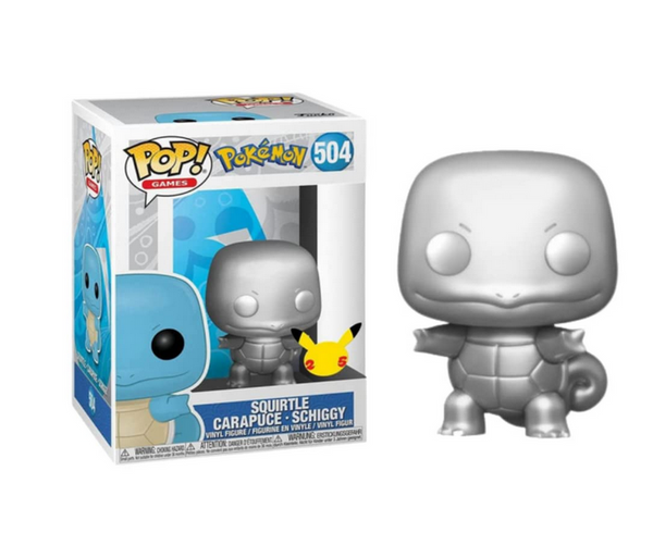 Funko Pop! | Squirtle #504 - Pokémon 25º Aniversario