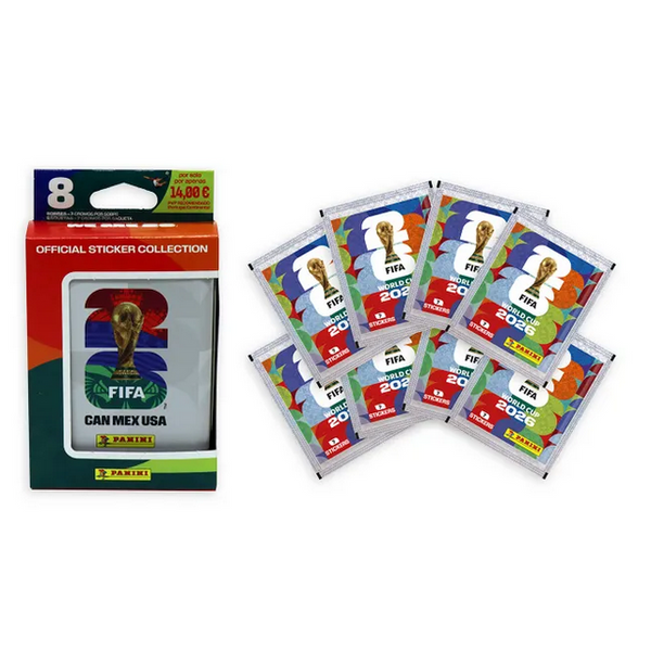 Panini | Pocket Box de 8 sobres FIFA World Cup 2026 Sticker