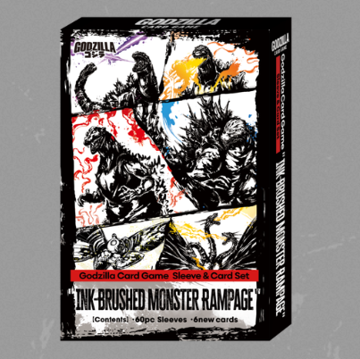 Godzilla Card Game | Sleeve & Card Set Ink-Brushed Monster Rampage Pokemillon 001
