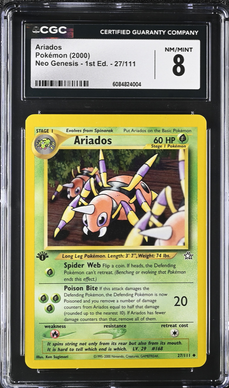 Ariados (NG 27) Neo Genesis Pokemillon 001