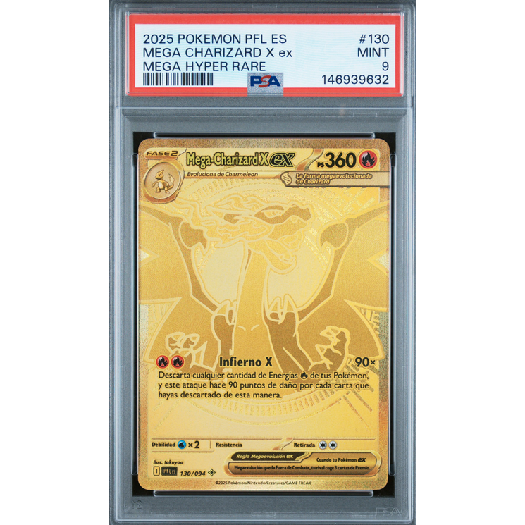 Mega Charizard X ex (PFL 130) Fuegos Fantasmales Pokemillon 001