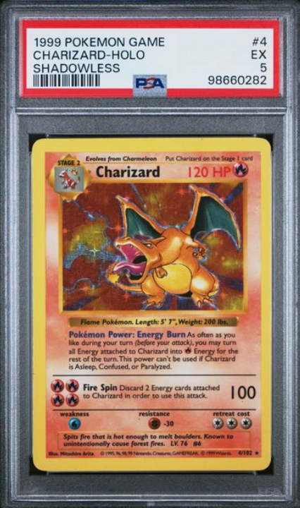 Charizard (BS 4) Base Set Shadowless