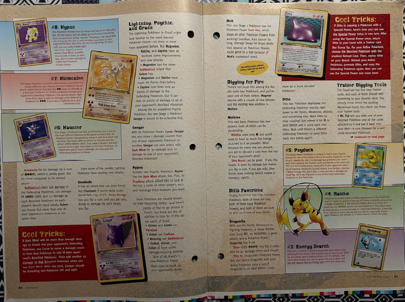 Revista Oficial de Pokémon Fossil - Wizard of the Coast Pokemillon 003