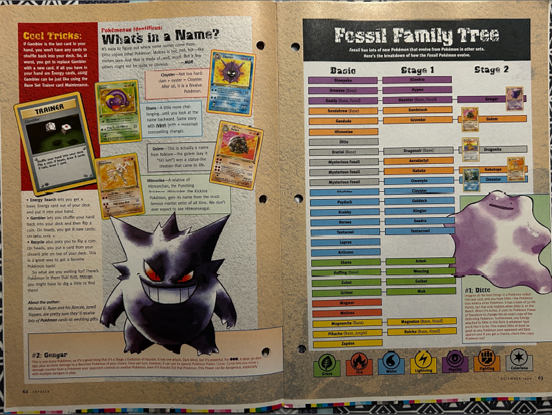 Revista Oficial de Pokémon Fossil - Wizard of the Coast Pokemillon 004