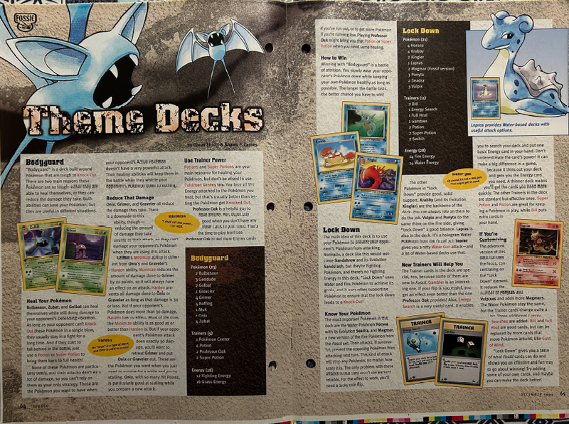Revista Oficial de Pokémon Fossil - Wizard of the Coast Pokemillon 005