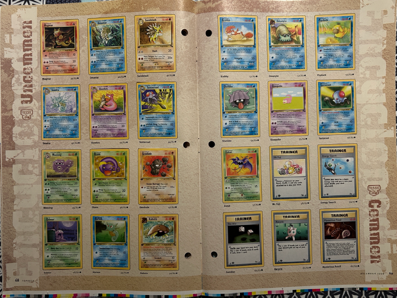 Revista Oficial de Pokémon Fossil - Wizard of the Coast Pokemillon 007