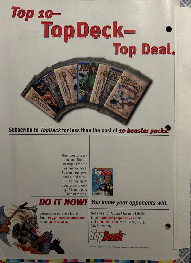 Revista Oficial de Pokémon Fossil - Wizard of the Coast Pokemillon 009