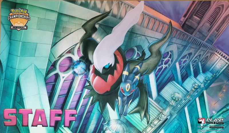 Playmat Pokémon Regionals 2019 Umbreon & Darkrai Staff Pokemillon 001