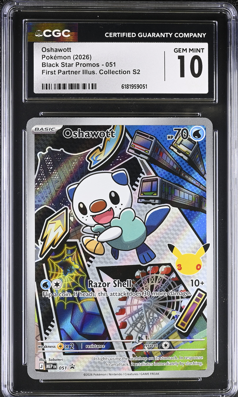 Oshawott (MEP 051) MEP Black Star Promos Pokemillon 001