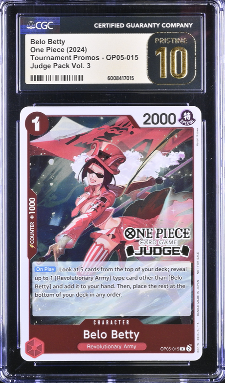 Belo Betty (OP05-015) Judge Promos Pokemillon 001