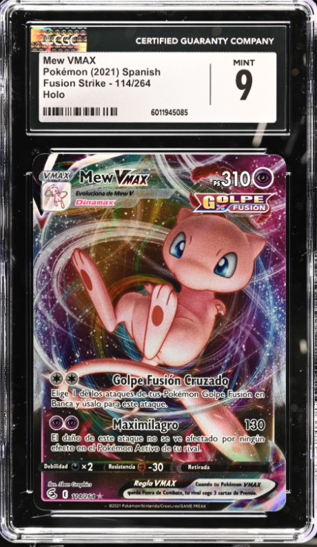 Mew VMAX (FST 114) Fusion Strike Pokemillon 001