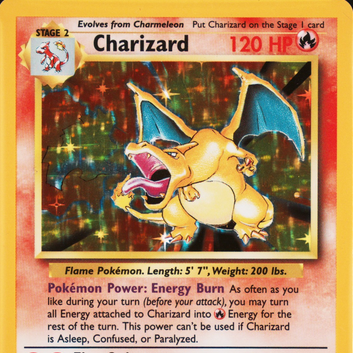 Charizard (BS 4) Base Set Unlimited Pokemillon 002