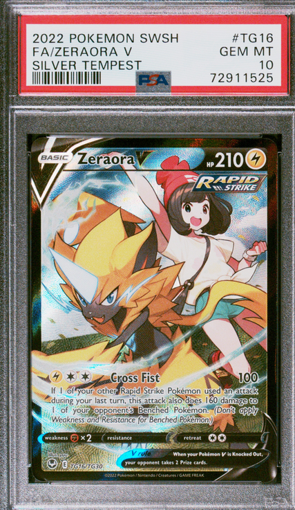 Zeraora V (SIT TG16) Silver Tempest Pokemillon 001