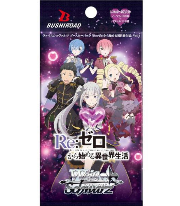 Weiss Schwarz | Booster Box 10 Sobres Re:ZERO -Starting Life in Another World Vol.4 Pokemillon 002