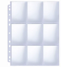 Pack 10 Hojas de 9 Bolsillos para Álbum de Cartas Coleccionables TCG