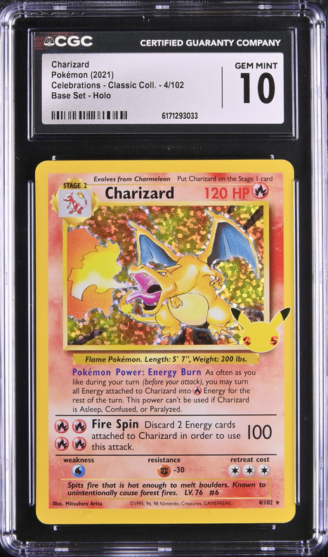 Charizard (CEL BS 4) Celebrations Pokemillon 001