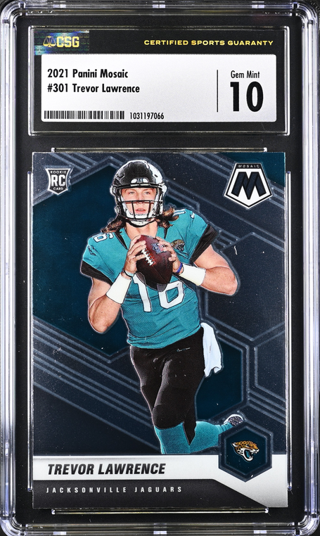 Trevor Lawrence Panini Mosaic 2021 #301 Pokemillon 001