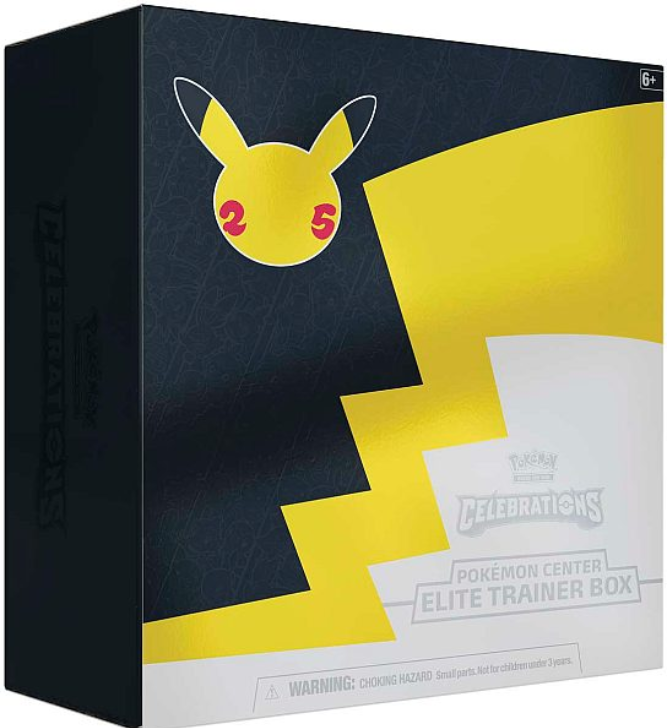 ETB Celebrations (25th Anniversary) Pokemon Center Elite Trainer Box Pokemillon 001