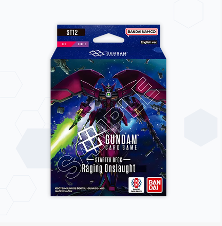 Gundam TCG | Starter Deck Display ST12 Raging Onslaught Pokemillon 001
