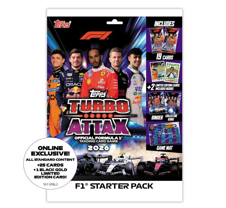 Topps |  Topps Formula 1 2026 Turbo Attax – Starter Pack Pokemillon 001