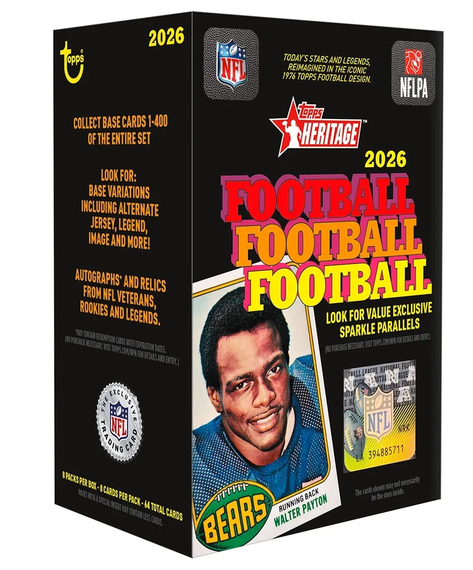 Topps | Value Box Topps NFL HERITAGE 2026 Pokemillon 001