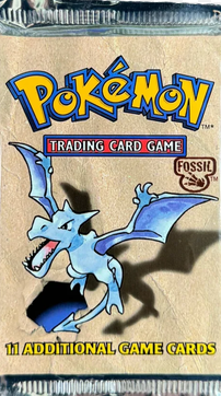 Sobre Fossil Unlimited "Aerodactyl" 1999-2000 Pokemillon 001