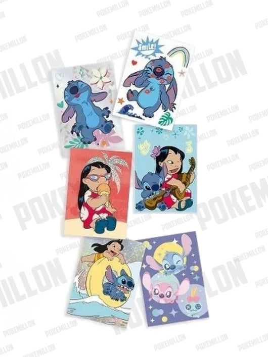 Panini x Stitch | Caja 24 Sobres Stitch Disney Cartas Coleccionables Inglés