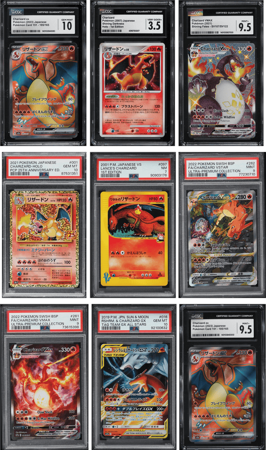 POKEMILLON Segunda Mano Mystery Graded Card | Una Carta Gradeada de Charizard - Charipack - PSA, BGS, CGC
