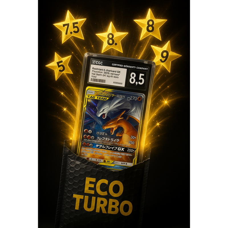 ECO TURBO! Mystery Graded Card | Santo Packs Pokemillon 002