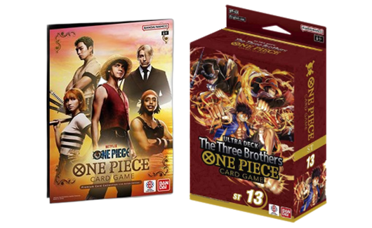 One Piece | Combo The Three Brothers ST-13 + Premium Collection - Live Action Inglés 2024