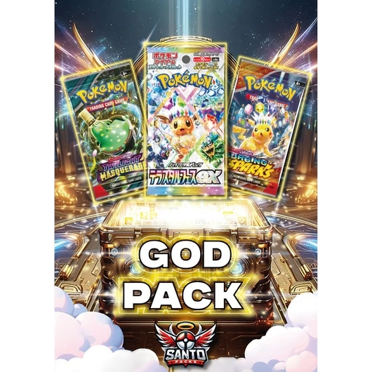 GOD PACK | Mystery Box 3 Sobres (2 Sobres Inglés y 1 Sobre Japonés)