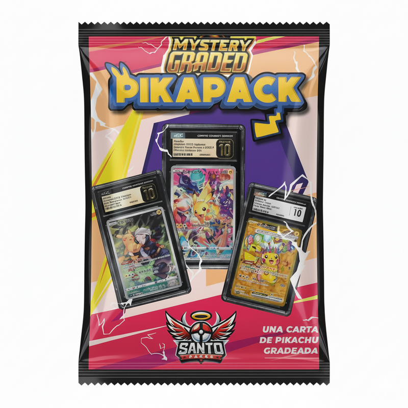 Carta Gradeada Pikachu - Pikapack Pokemillon 001