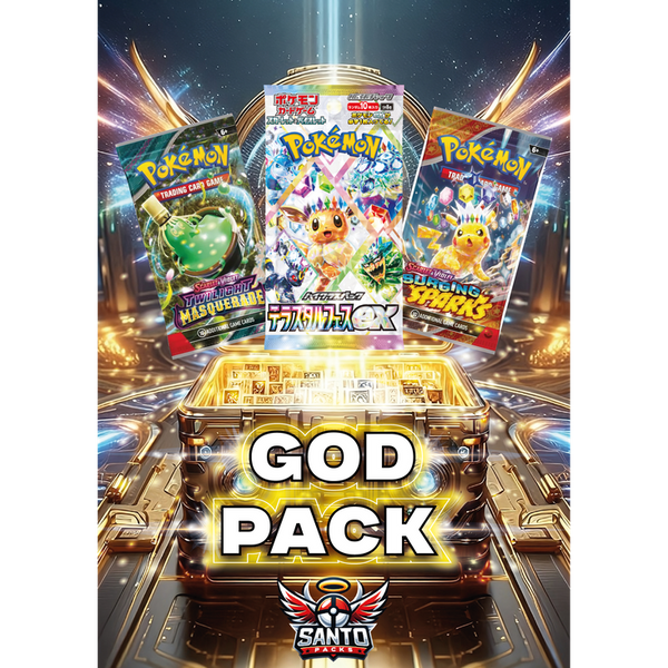 GOD PACK | Mystery Box 3 Sobres (2 Sobres Inglés y 1 Sobre Japonés)