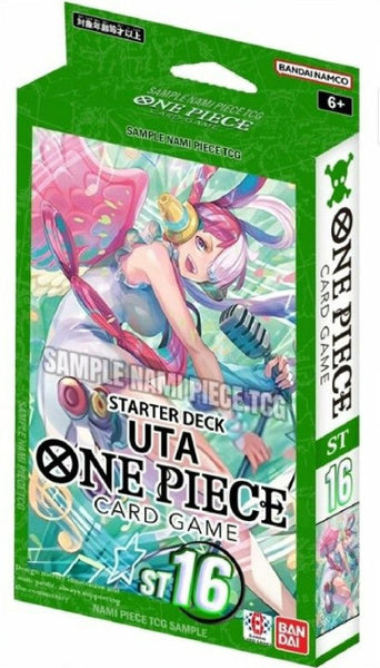 [Precompra] One Piece | Mazo de Iniciación de Uta Starter Deck ST-16 Inglés 2024